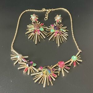Banana Republic Statement Necklace and Earrings
